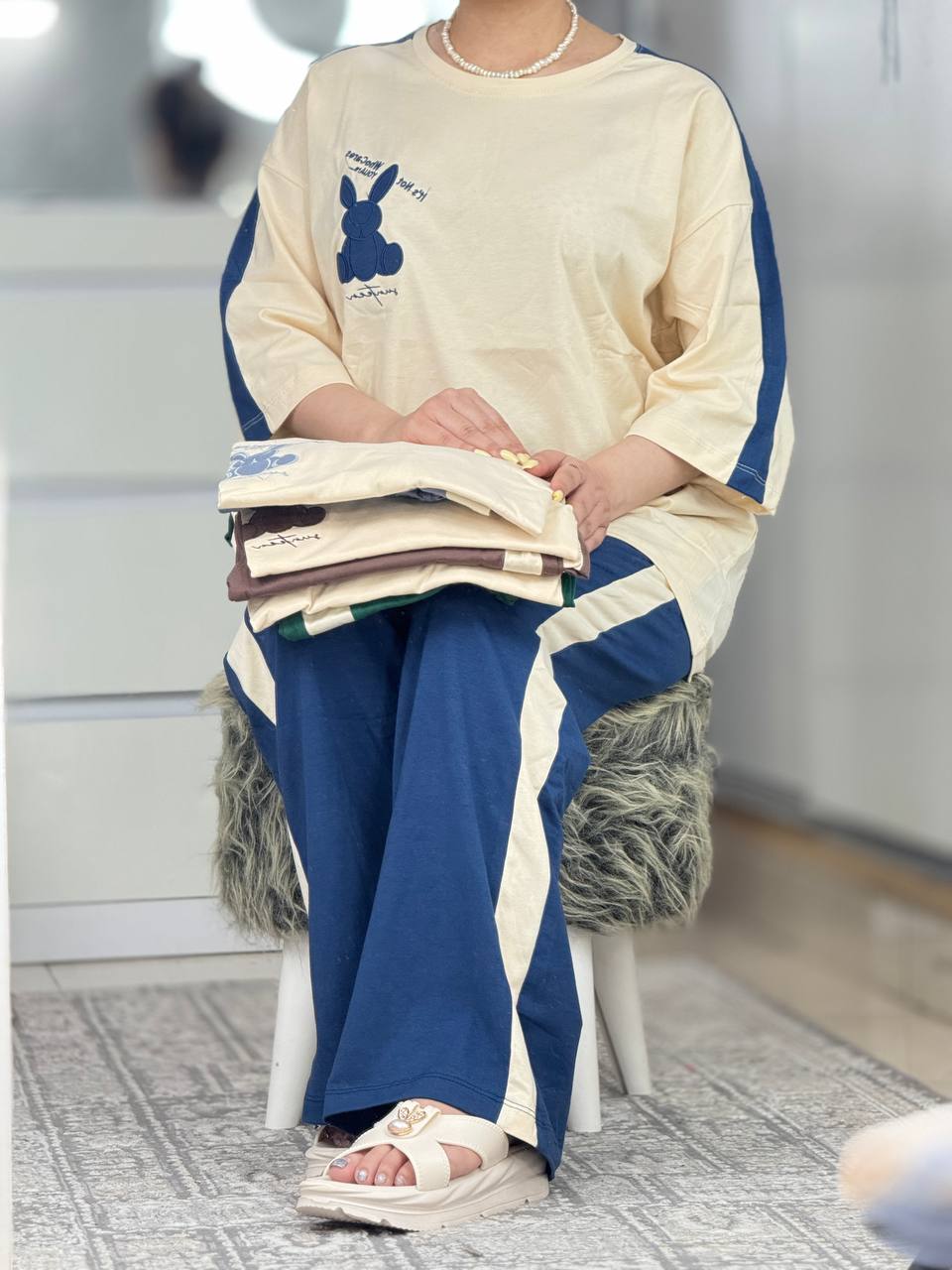 ست بگی خرگوش نواردار کد ۵۸۴۸